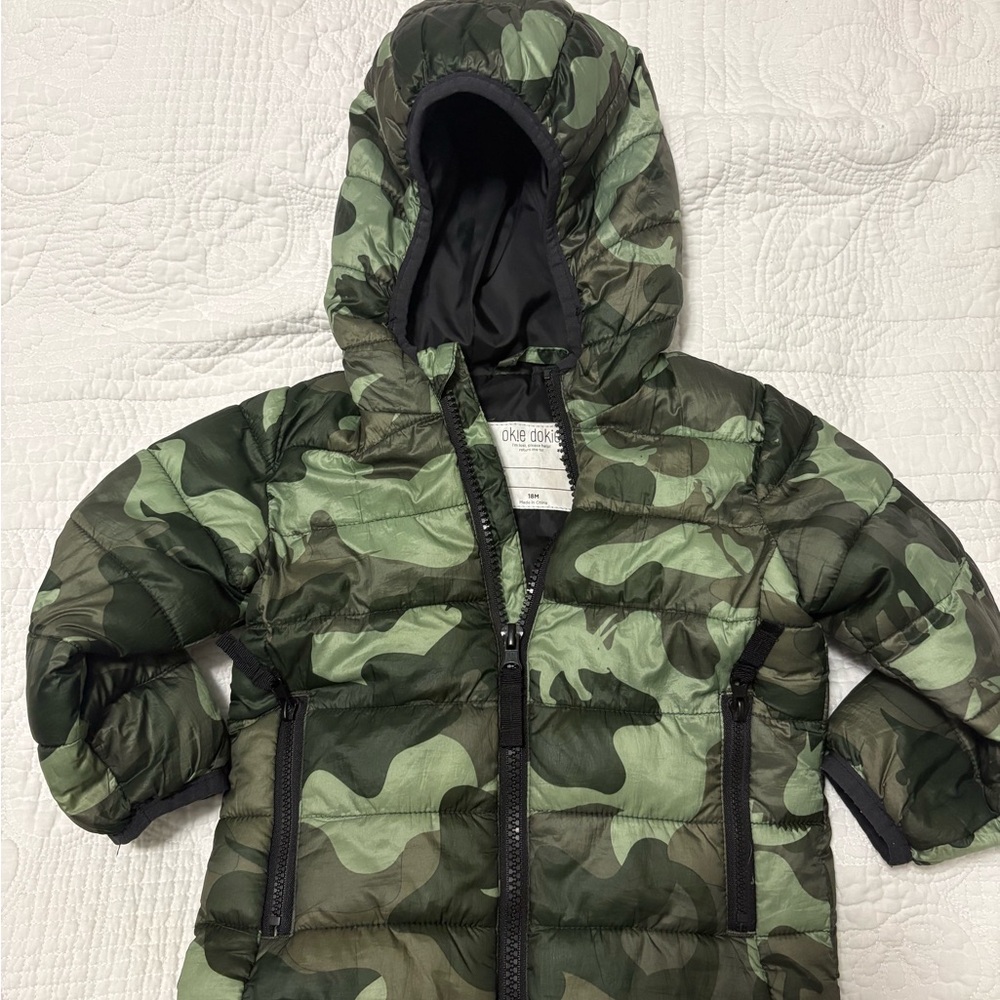 Okie Dokie Green Camouflage Jacket
